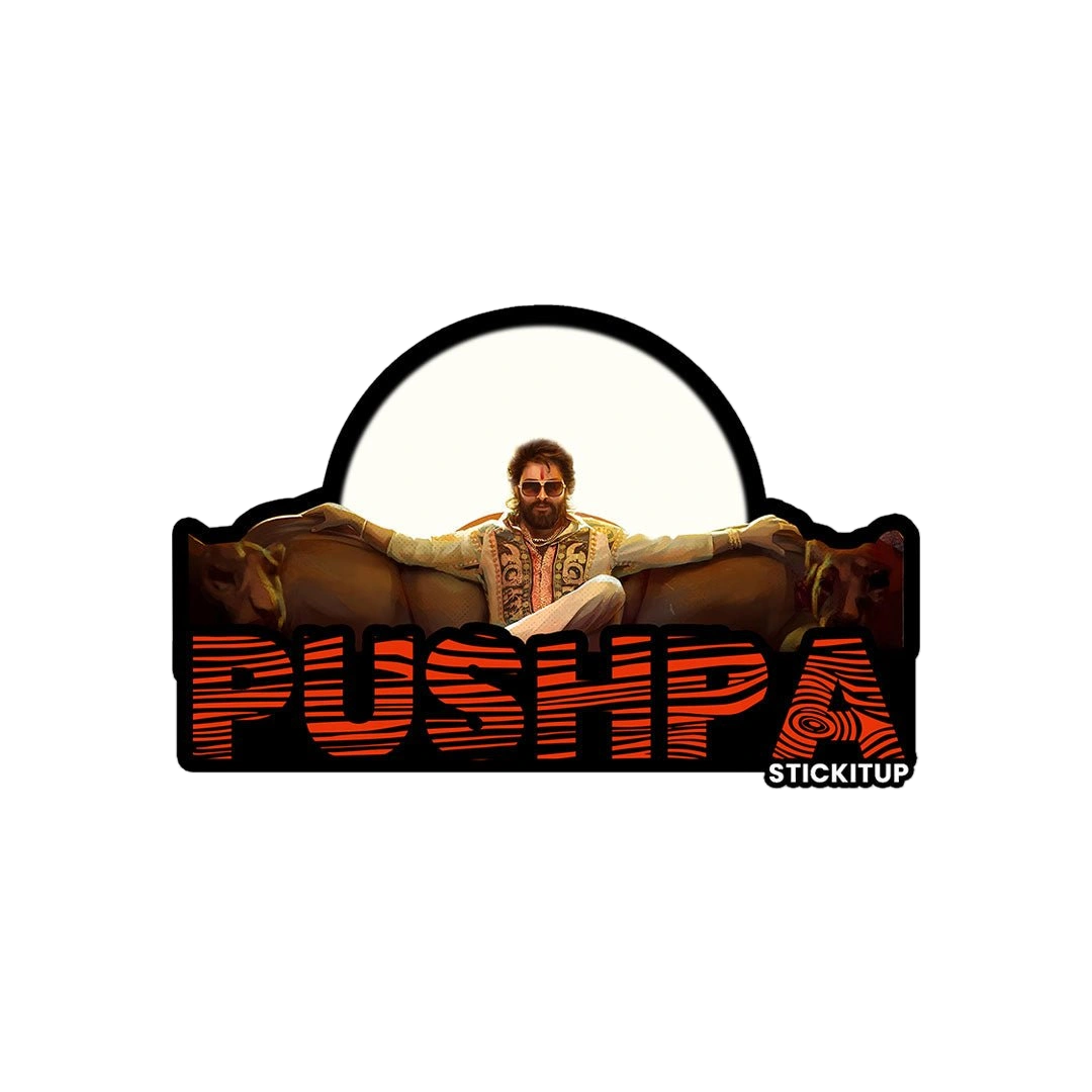 Pushpa 0.1 Sticker